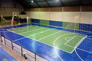 Prefeitura de Itaí realiza obras de revitalização do Ginasio Municipal de Esportes 'Irineu Miranda'