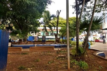 Prefeitura de Itaí inicia a revitalização da Praça da Bandeira