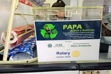 Prefeitura de Itaí lança Campanha “Papa Pilha e Baterias”