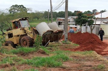 Prefeitura Municipal de Itaí executa obras de drenagem para escoamento de águas pluviais