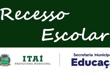 Secretaria Municipal de Educação de Itaí reorganiza calendário escolar em razão do coronavírus