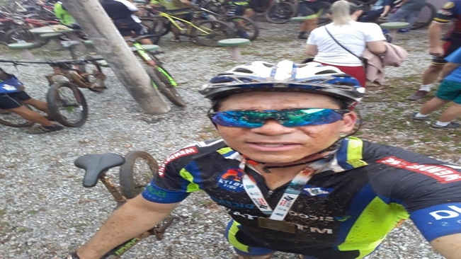 Itaiense Jarbas Alamino é campeão da Copa Sudoeste de Mountain Bike na categoria Master A Sport.