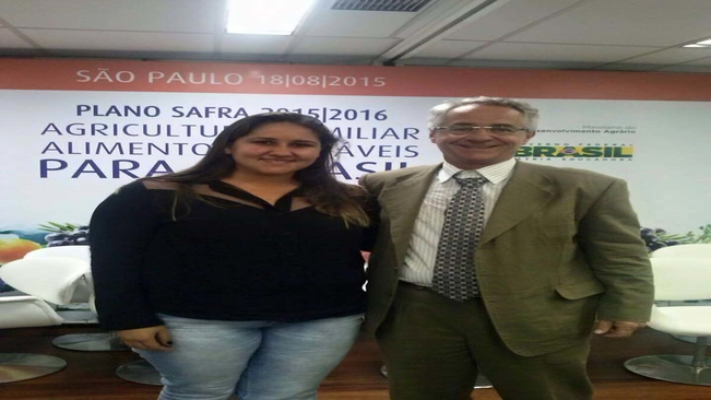 Itaí esteve presente no lançamento do ‘Plano Safra 2015’