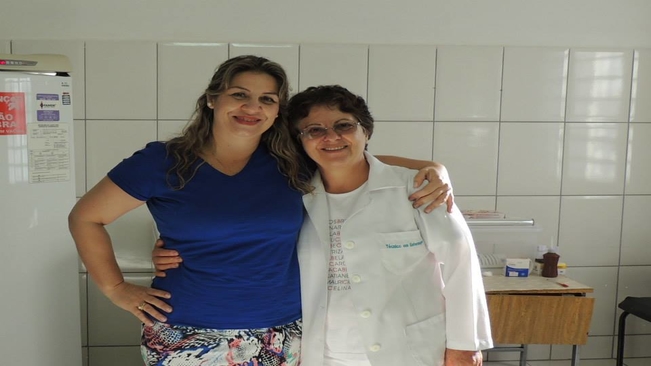 Funcionários Municipais da Saúde de Itaí prestam homenagem à funcionária Eida