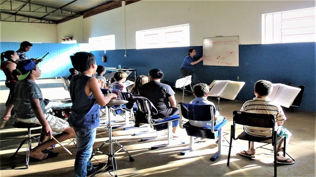 Departamento municipal de Cultura e Turismo de Itaí promove aulas de flauta doce