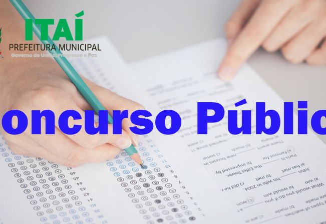 Divulgada a Homologação das Inscrições e Convocação para provas do Concurso 001/2023 da Prefeitura de Itaí.