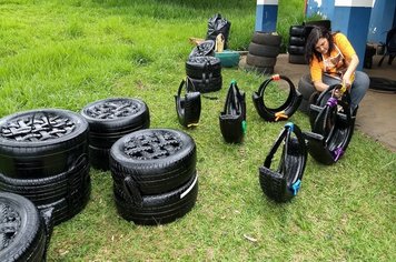 Prefeitura de Itaí realiza curso de reaproveitamento de pneus