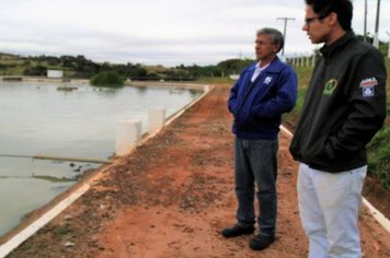 Secretaria Municipal de Meio Ambiente de Itaí visita Estação de Tratamento de Esgoto