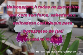 Homenagem às mulheres
