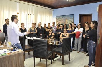 Prefeito Thiago Michelin recebe Funcionários da Santa Casa em seu gabinete