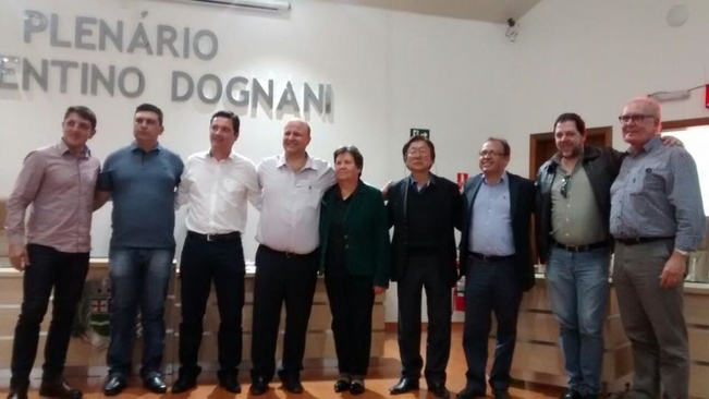 Prefeito Thiago Michelin recebeu a visita do Secretário de Turismo, Laércio Benko