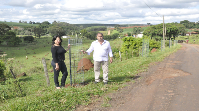 Prefeitura de Itaí realiza plantio de mudas de árvores em diversos pontos da cidade.