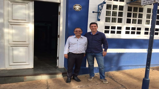 Prefeito Thiago Michelin Recebeu a visita do Prefeito de Taquarituba